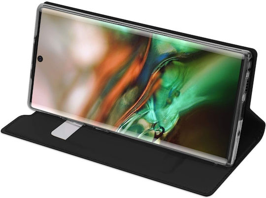 Dux Ducis Skin Pro Книга Изкуствена кожа Черен (Galaxy Note 10)