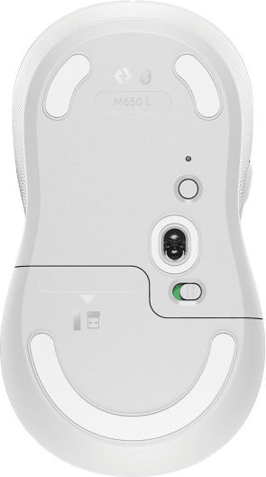 Logitech Signature M650 Kabellos Bluetooth Maus Off-White
