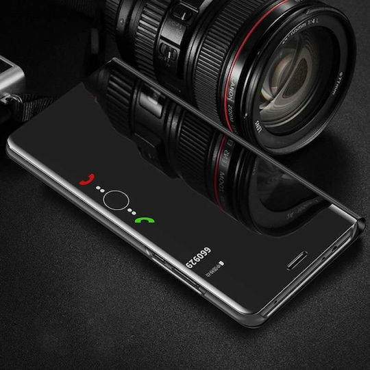Hurtel Clear View Book Πλαστικό Μαύρο (Galaxy S20)