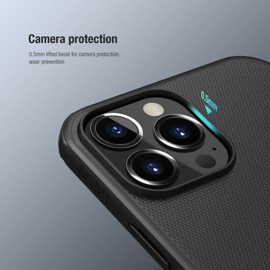 Nillkin Super Frosted Shield Задна корица Пластмаса Черен (iPhone 13 Pro)