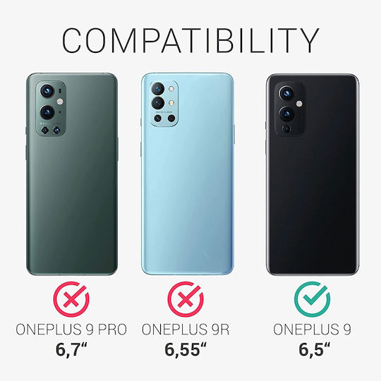 KWmobile Soft Flexible Back Cover Silicon Albastru de gheață (OnePlus 9)
