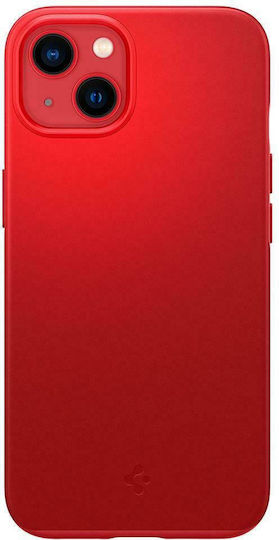 Spigen Thin Fit Back Cover Silicone 0.8mm Red (iPhone 13)