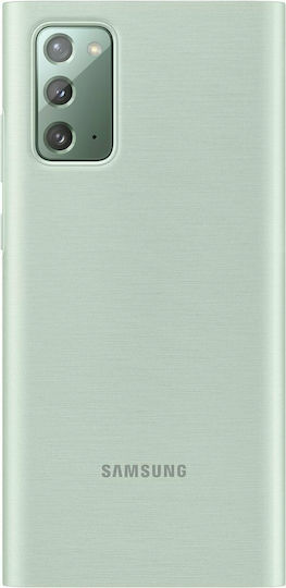 Samsung Led View Cover Book Synthetic Leather Turquoise (Galaxy Note 20)