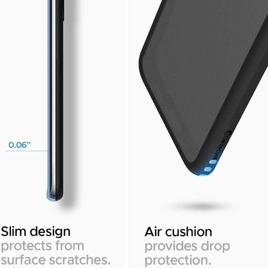 Spigen Ciel Color Brick Umschlag Rückseite Kunststoff 2mm Schwarz (Galaxy S20)