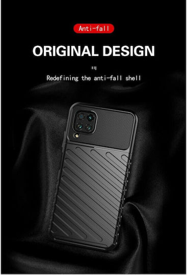 Hurtel Thunder Back Cover Σιλικόνης Μαύρο (Huawei P40 Lite)