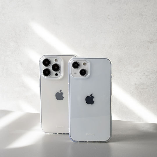Crong Slim 0.8mm Back Cover Silicone 0.8mm Transparent (iPhone 13 Pro)