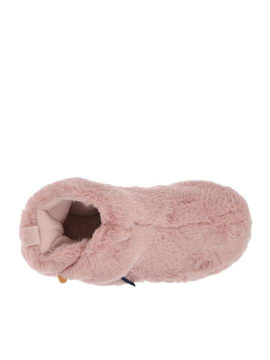Trento W757 Geschlossene Damen Hausschuhe Rosa