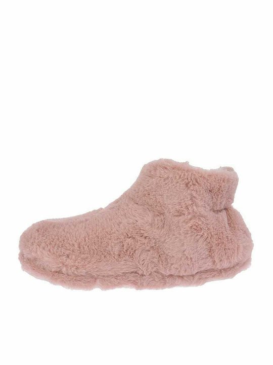 Trento W757 Geschlossene Damen Hausschuhe Rosa