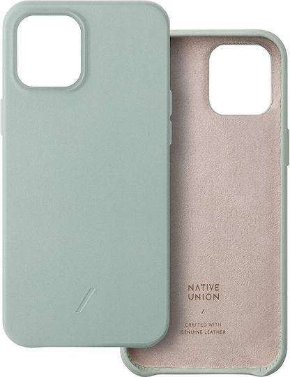 Native Union Back Cover Δερμάτινο Sage (iPhone 12 Pro Max)