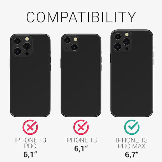 KWmobile Back Cover Ξύλινο Dark Brown (iPhone 13 Pro Max)