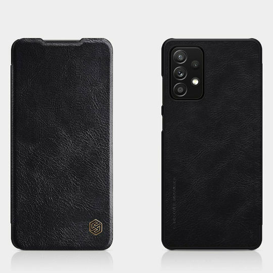 Nillkin Qin Wallet Δερματίνης / Πλαστικό Μαύρο (Galaxy A72)
