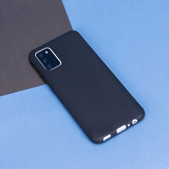 Matt Back Cover Σιλικόνης 1.2mm Μαύρο (Galaxy A32 4G)
