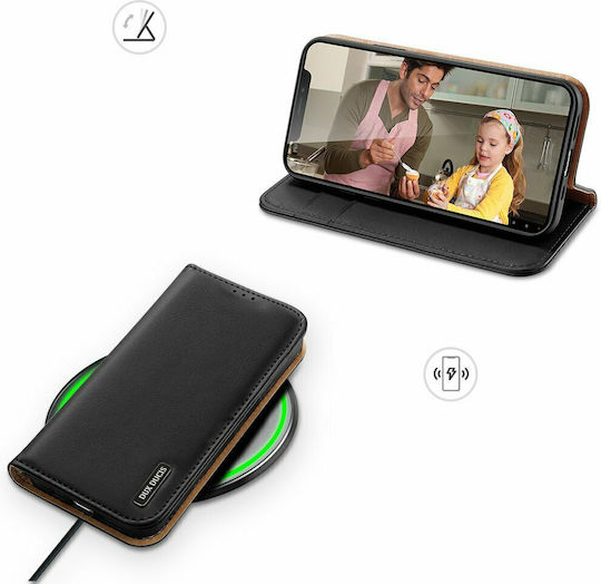 Dux Ducis Hivo Wallet Δερμάτινο Μαύρο (iPhone 13 Pro)
