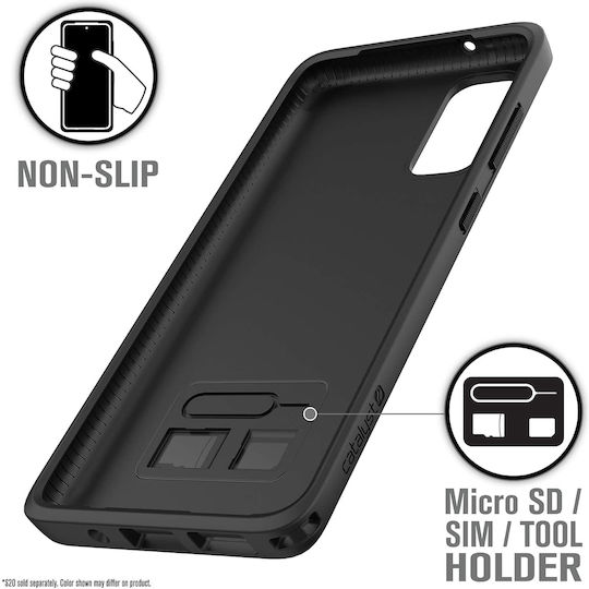 Catalyst Impact Protection Back Cover Σιλικόνης Μαύρο (Galaxy S20)