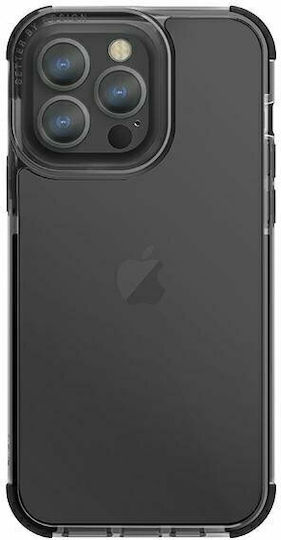 Uniq Combat Back Cover Σιλικόνης Carbon Black (iPhone 13 Pro)