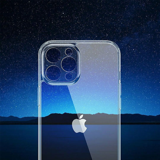 Joyroom Crystal Durable Umschlag Rückseite Kunststoff / Silikon 1.8mm Transparent (iPhone 12 / 12 Pro)