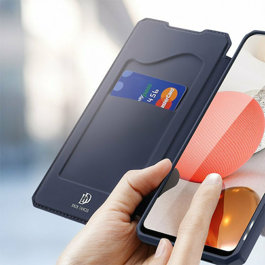 Dux Ducis Skin X Book Δερματίνης Μπλε (Galaxy A42)