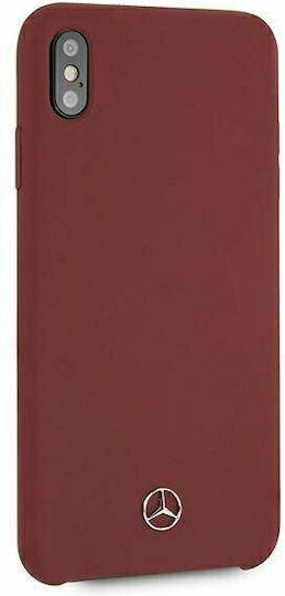 Mercedes-Benz Hardcase Line Back Cover Σιλικόνης Κόκκινο (iPhone XS Max)