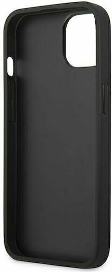 Karl Lagerfeld Ikonik Karl & Choupette Back Cover Synthetic Leather Fuchsia (iPhone 13 mini)