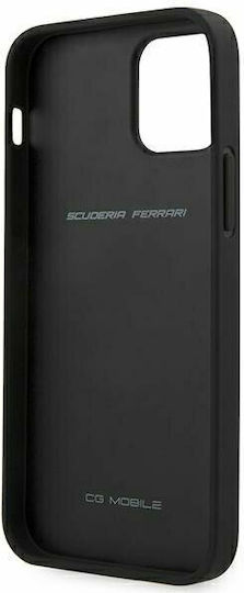 Ferrari On Track Carbon Stripe Back Cover Πλαστικό Κόκκινο (iPhone 12 Pro Max)