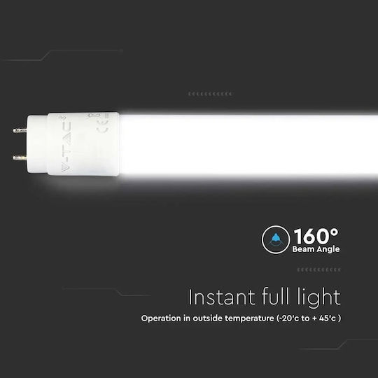 V-TAC VT-062 LED Bulb 7.5W Fluorescent Type 60εκ. for Socket G13 and Shape T8 Cool White 850lm
