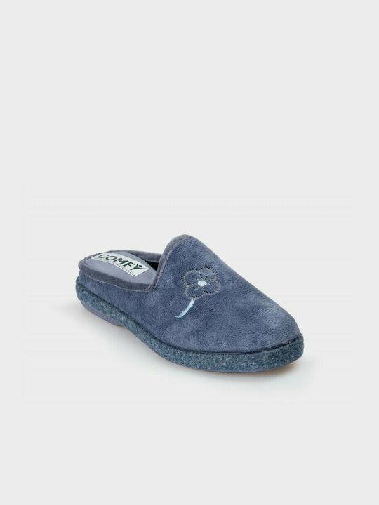 Comfy Anatomic CO Anatomische Damen Hausschuhe in Blau Farbe