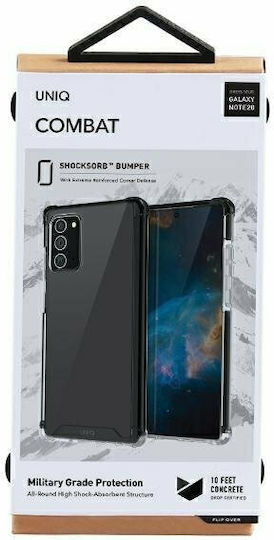 Uniq Combat Back Cover Plastic Negru (Galaxy Note 20)