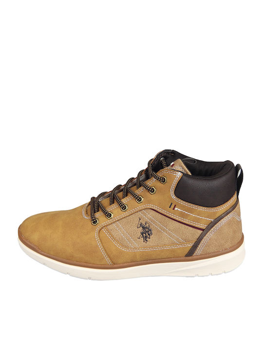 Beige Herrenstiefel