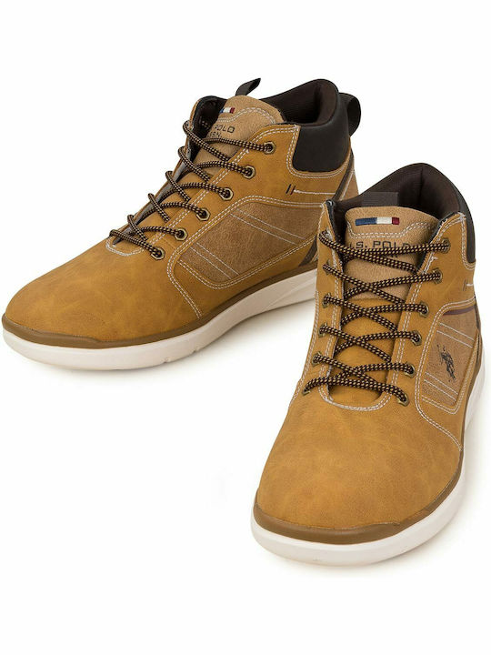 Beige Herrenstiefel