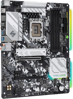 ASRock B660 Steel Legend Motherboard ATX με Intel 1700 Socket