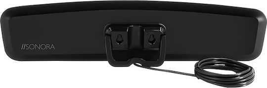 Sonora Arch Fabric 230-0078 Indoor TV Antenna (Requires Power Supply) Gray