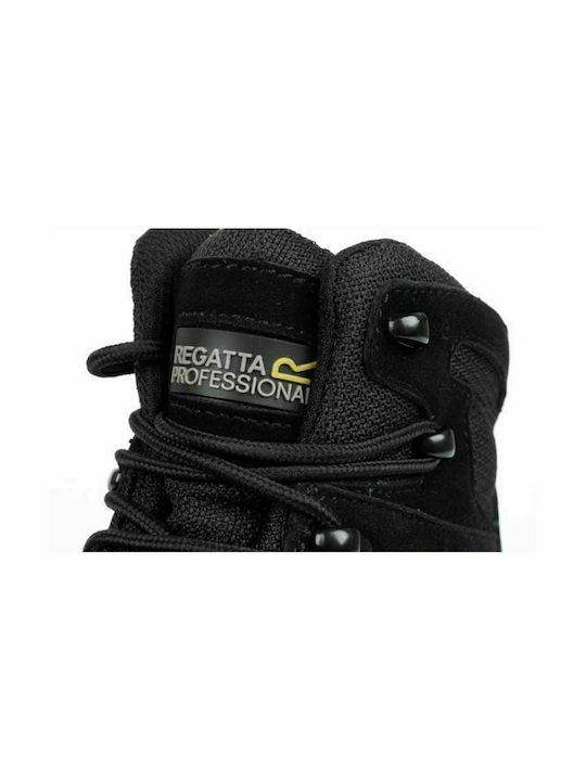 Regatta Pro Downburst Boots Safety Black S1P with Certification (M),SRC