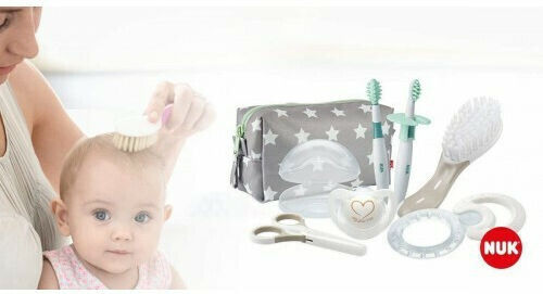 Nuk Baby Care Set Gray 8 Pieces