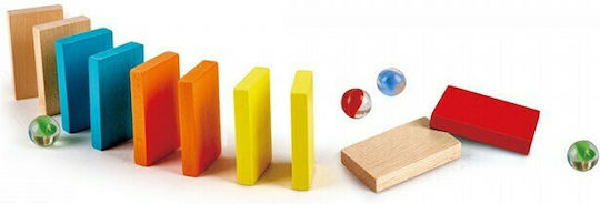 Hape Wooden Construction Toy Crazy Rollers Stack Track for Children 1++ Years
