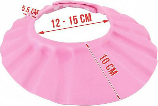 Schutzkappe für das Haarewaschen Pink 1Stück