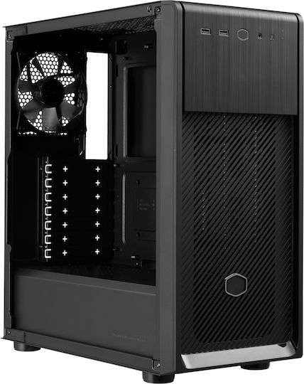CoolerMaster Elite 500 ODD Midi Tower Компютърна кутия със страничен прозорец Черен