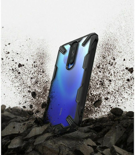 Ringke Fusion X Back Cover Σιλικόνης 2mm Μαύρο (Redmi K30)