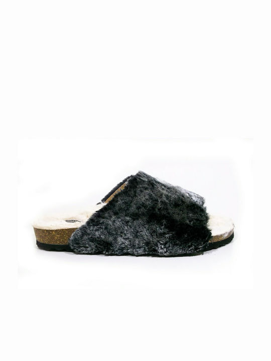 Plakton 103036 Anatomic Women's Slippers In Black Colour