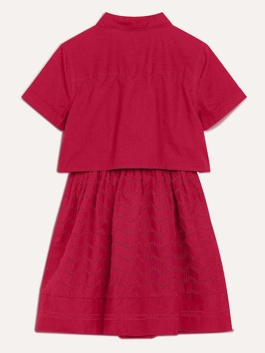 Tommy Hilfiger Children's Dress Burgundy Tommy Hilfiger Children's Dress Burgundy