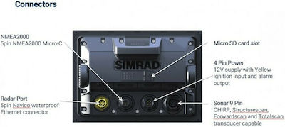 Simrad GPS GO7 XSR 7" 800 x 480 XSR ROW HDI XDCR