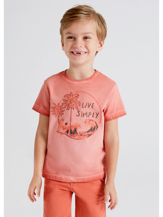 Kinder-T-Shirt Braun Live Simply