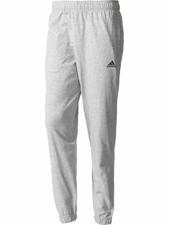 Adidas Essentials Tapered Banded Men's Sweatpants Gray