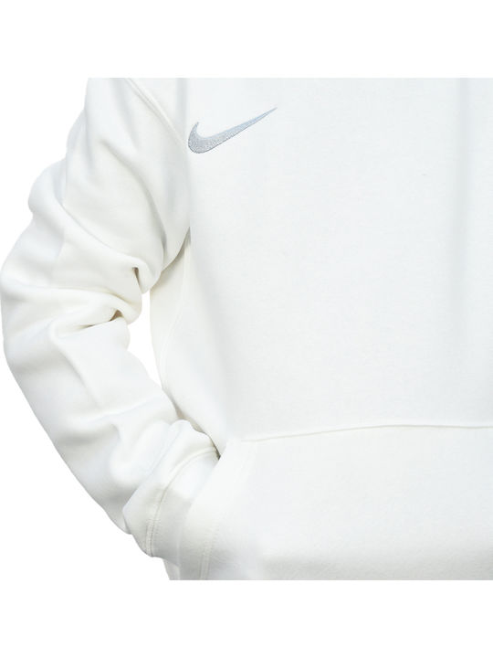 Fleece Kids Sweatshirt with Hood and Pockets White Park 20