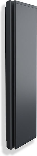 Radialight Icon 10 Konvektorheizung Wand 1000W mit elektronischem Thermostat 45x110cm Gray