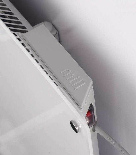 Mill MB800L DN Konvektorheizung Wand 800W mit elektronischem Thermostat 106.5x25cm Weiß