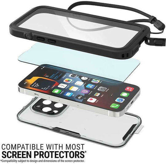Catalyst Total Protection 360 Full Cover Πλαστικό 2mm Αδιάβροχο Μαύρο (iPhone 13 Pro Max)