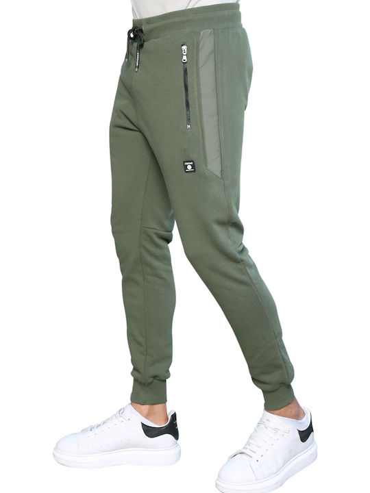 Tresor Men's Sweatpants with Rubber Khaki