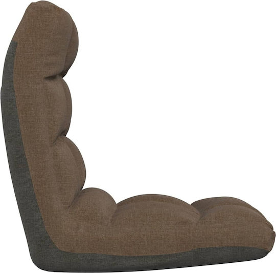 Multifunctional Bean Bag Chair Waterproof Brown 50x64x58cm