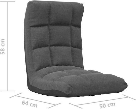 Vielseitiger Sitzsack Pouf Wasserdicht Dunkelgrau 50x54x58cm