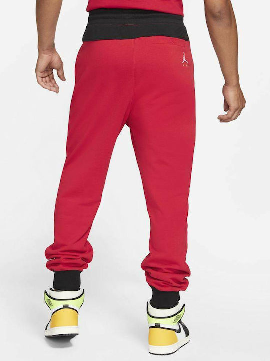 Jordan Jumpman Men's Fleece Sweatpants with Rubber Red